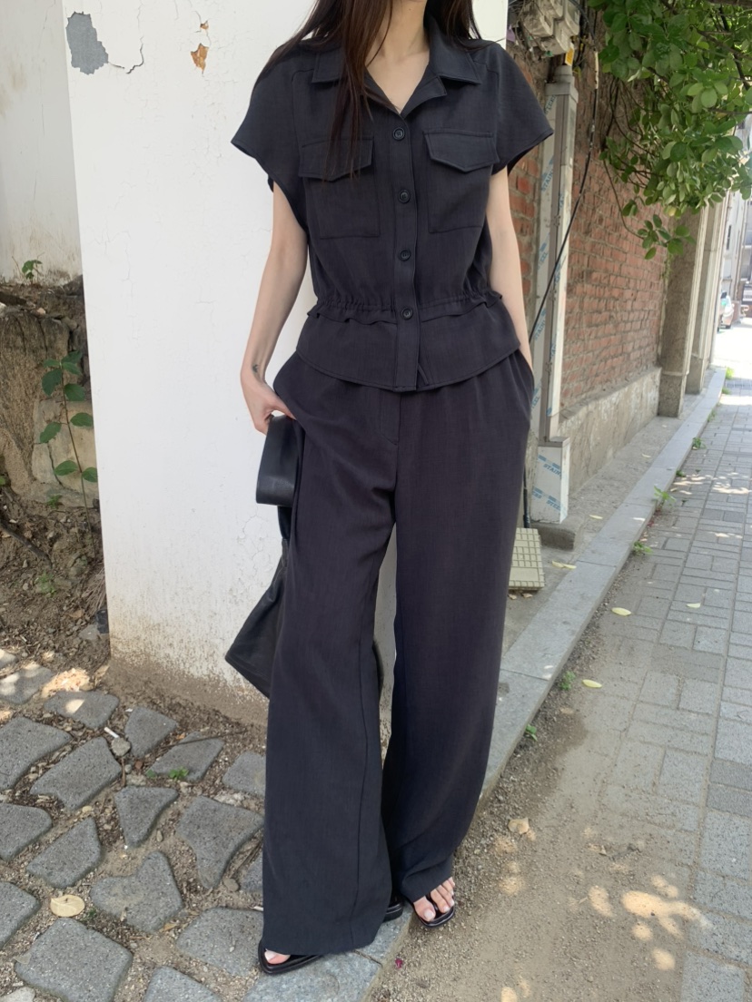 LE AVE韓國代購女裝新款推薦26夏季人氣時尚26春夏休閑褲LE AVE休閑褲