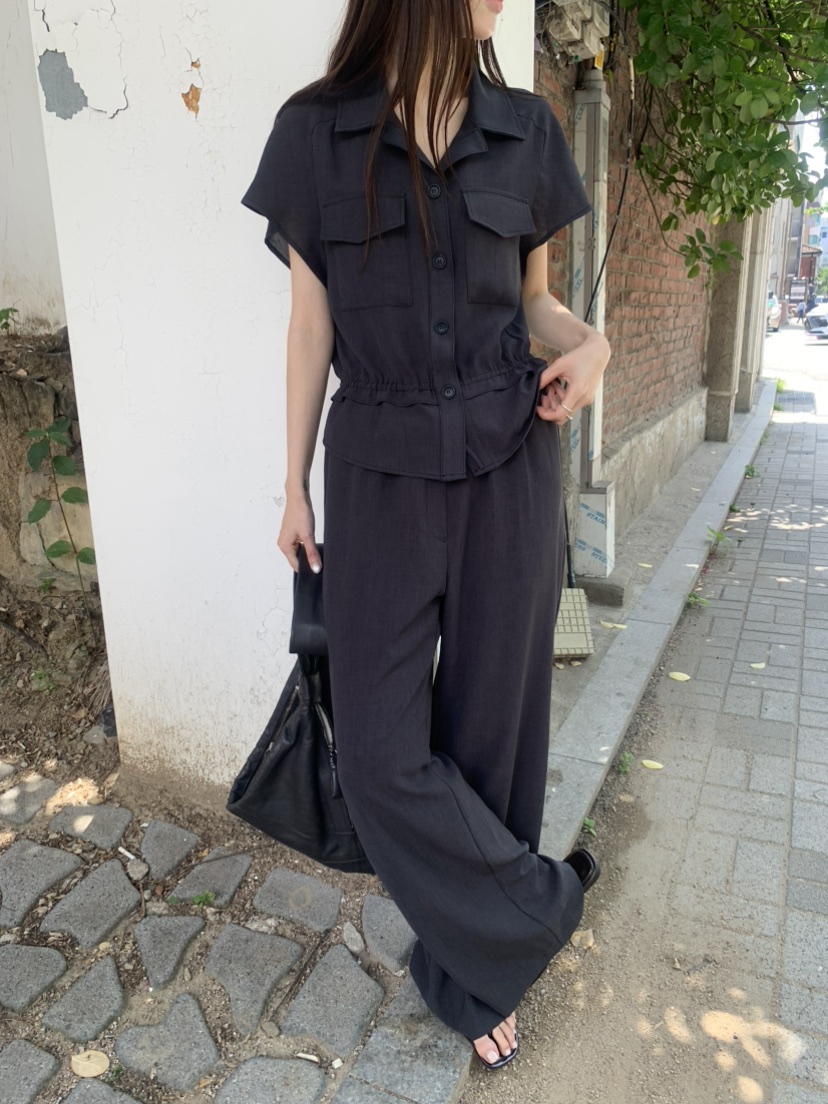 LE AVE韓國代購女裝新款推薦26夏季人氣時尚26春夏休閑褲LE AVE休閑褲