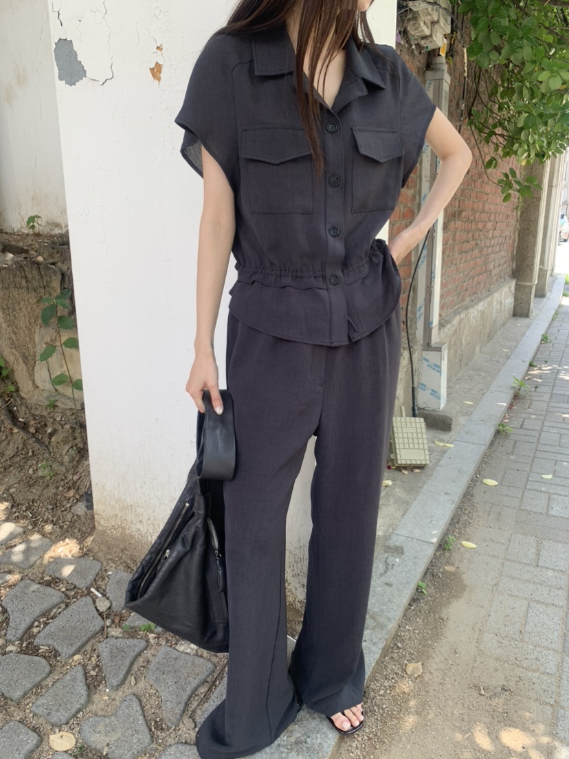 LE AVE韓國代購女裝新款推薦26夏季人氣時尚26春夏休閑褲LE AVE休閑褲