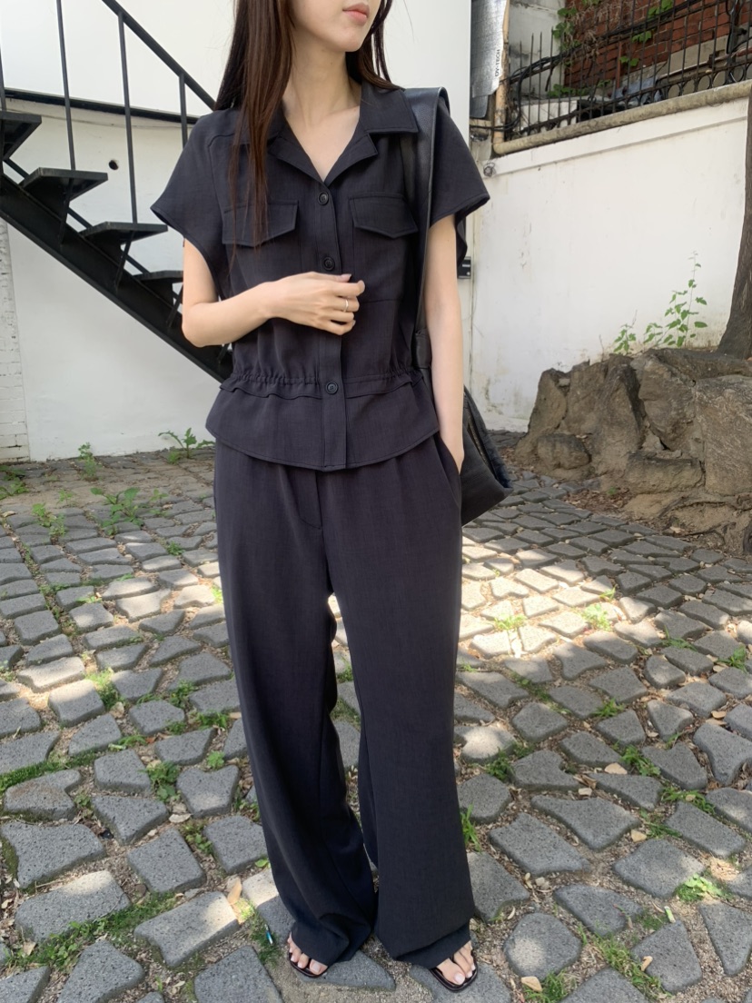 LE AVE韓國代購女裝新款推薦26夏季人氣時尚26春夏休閑褲LE AVE休閑褲
