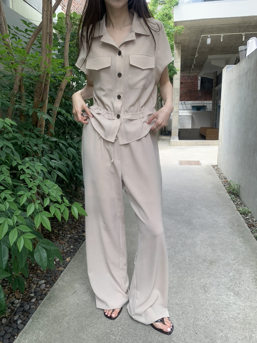 LE AVE韓國代購女裝新款推薦26夏季人氣時尚26春夏休閑褲LE AVE休閑褲