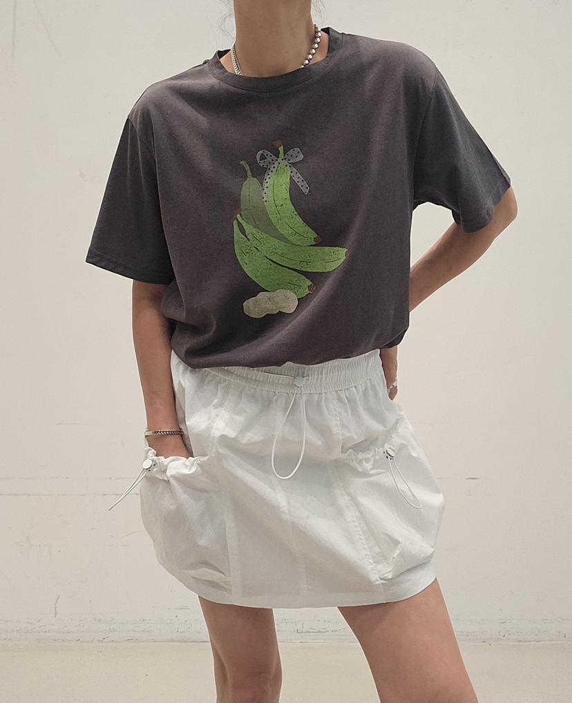 NEOUL韓國東大門直郵女士新品休閑職業時尚熱賣推薦26春夏T恤NEOUL/ahin雙領標簽T恤