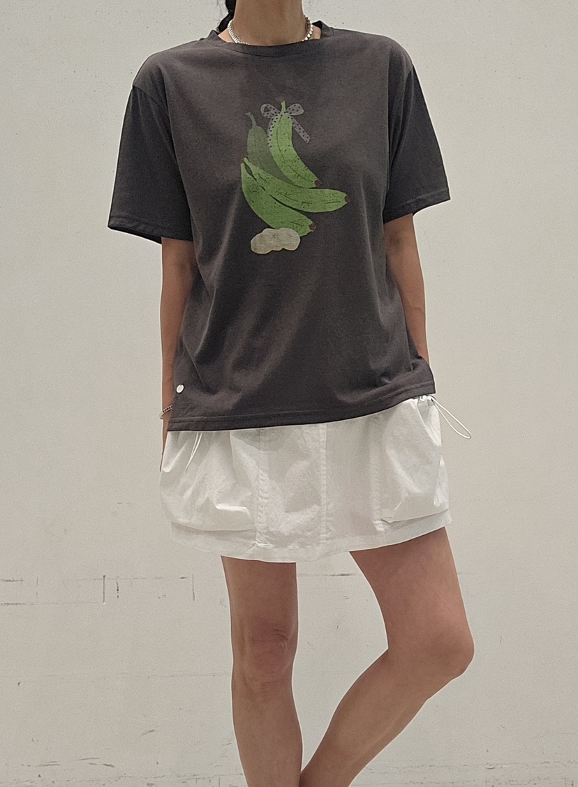 NEOUL韓國東大門直郵女士新品休閑職業時尚熱賣推薦26春夏T恤NEOUL/ahin雙領標簽T恤