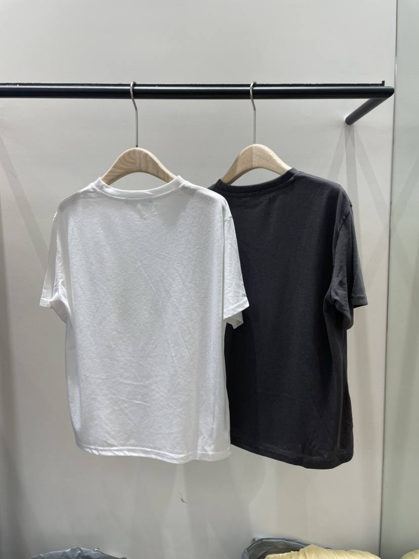 NEOUL韓國東大門直郵女士新品休閑職業時尚熱賣推薦26春夏T恤NEOUL/ahin雙領標簽T恤