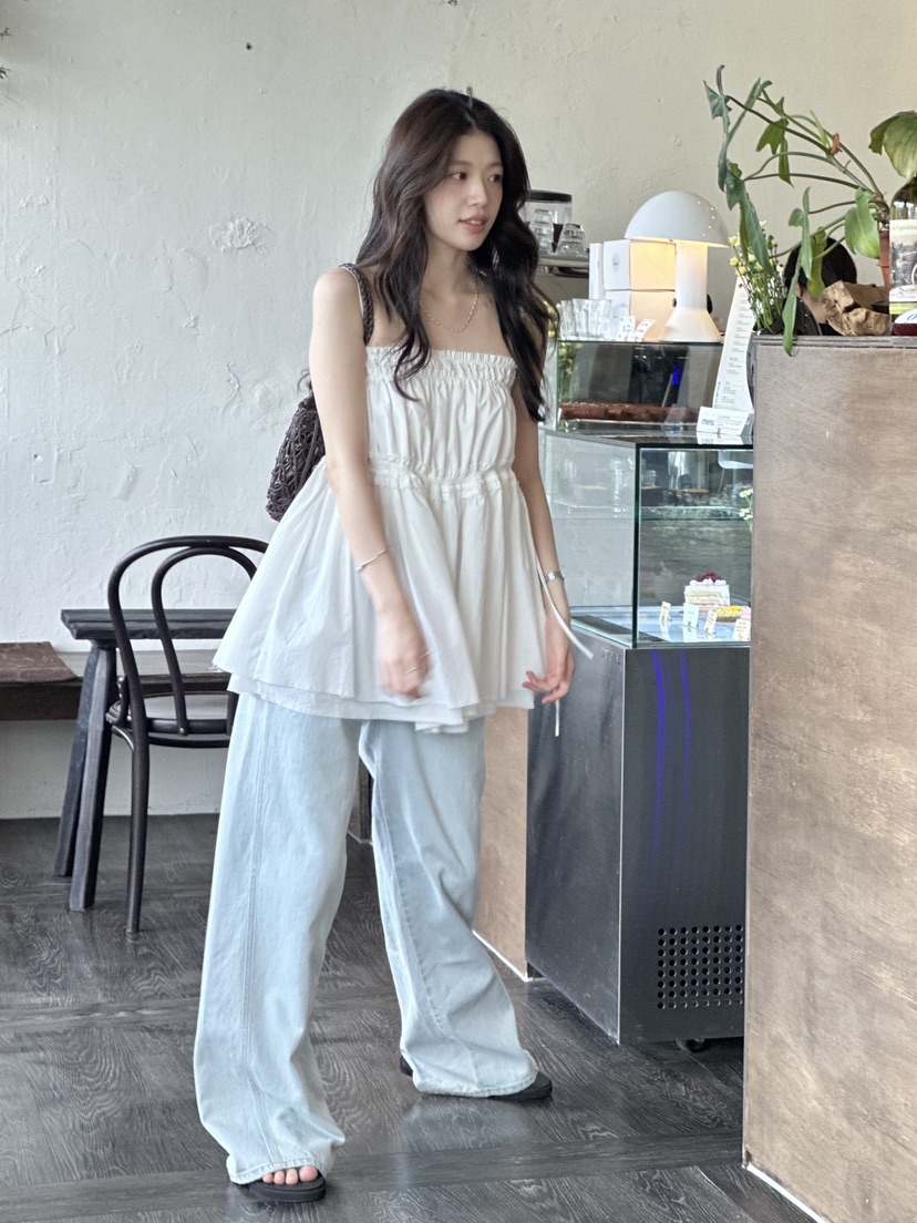 ERUME韓國東大門直郵女裝新款時尚推薦26春夏吊帶背心OPSERUME吊帶/背心