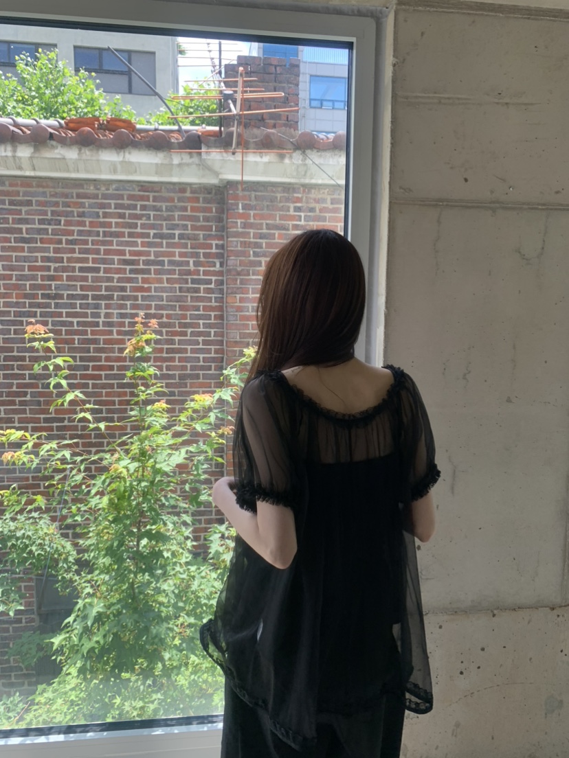 LE AVE韓國東大門直郵女裝新品時尚26春夏襯衫蕾絲衫不含內搭LE AVE襯衫/蕾絲衫
