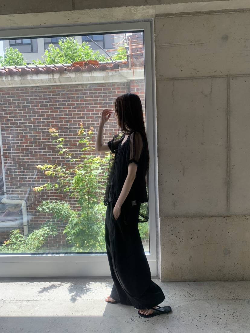 LE AVE韓國東大門直郵女裝新品時尚26春夏襯衫蕾絲衫不含內搭LE AVE襯衫/蕾絲衫