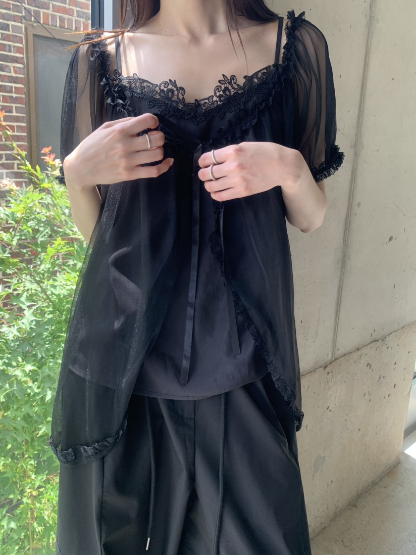 LE AVE韓國東大門直郵女裝新品時尚26春夏襯衫蕾絲衫不含內搭LE AVE襯衫/蕾絲衫