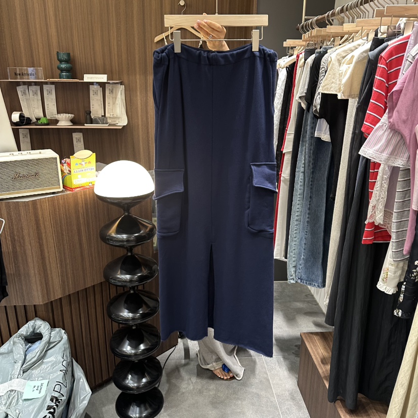 BABYTOUCH韓國直郵女裝新款推薦26夏季職業時尚26春夏長裙口袋BABYTOUCH長裙