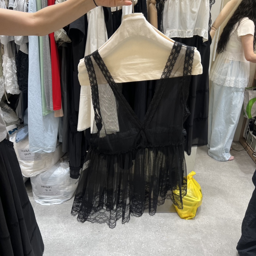 BY FLOW韓國代購女士新品26夏季熱賣休閑26春夏吊帶背心BY FLOW吊帶/背心