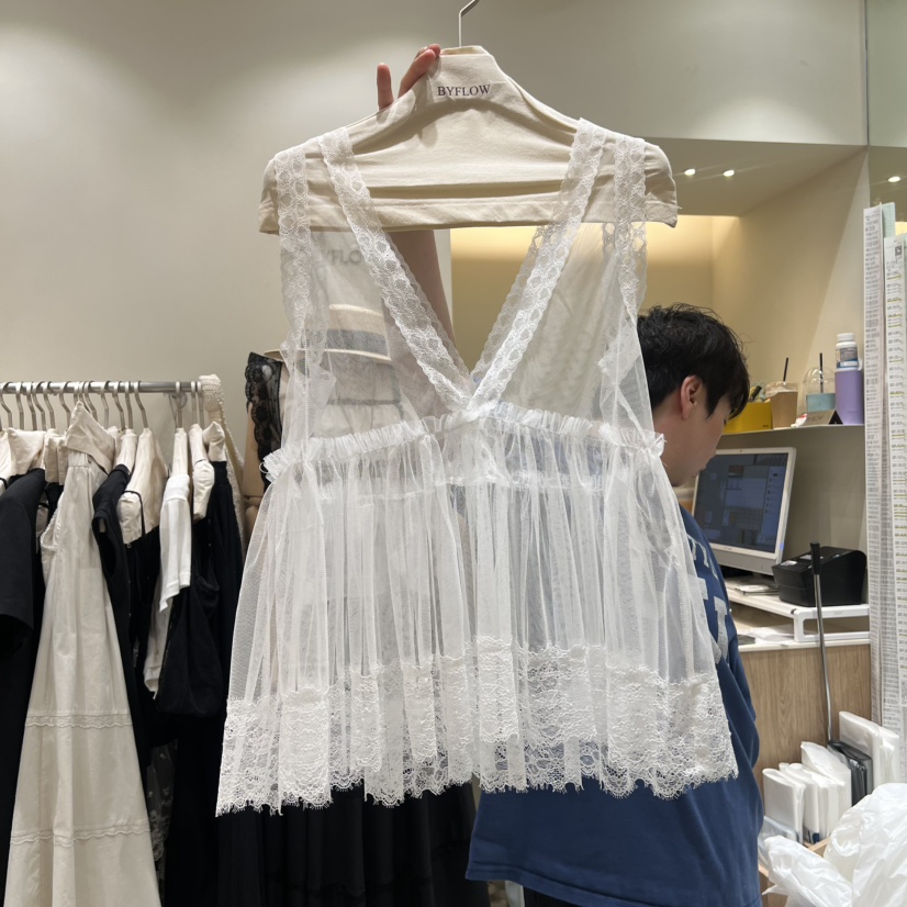 BY FLOW韓國代購女士新品26夏季熱賣休閑26春夏吊帶背心BY FLOW吊帶/背心圖色2