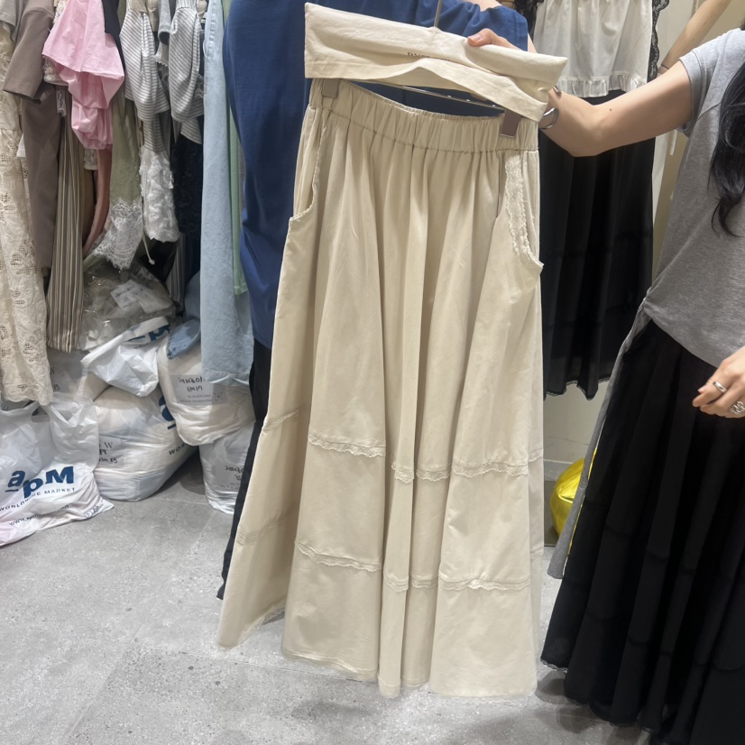 BY FLOW韓國東大門直郵女士新品人氣26春夏半身裙中短裙BY FLOW半身裙/中短裙圖色1