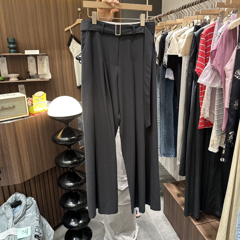 BABYTOUCH韓國直郵女士新品休閑26夏季時尚職業休閑褲含腰帶BABYTOUCH休閑褲圖色2