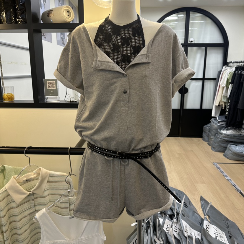 ARR韓國直郵實拍女士新品職業人氣26春夏熱賣連體褲不含腰帶ARR連體褲圖色1