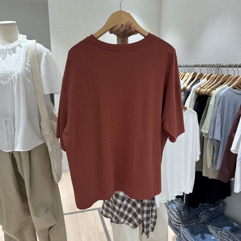 EPIC-S韓國直郵女士新品時尚熱賣26春夏休閑人氣26夏季T恤EPIC-ST恤