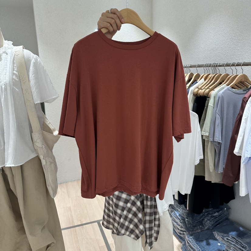 EPIC-S韓國直郵女士新品時尚熱賣26春夏休閑人氣26夏季T恤EPIC-ST恤圖色1