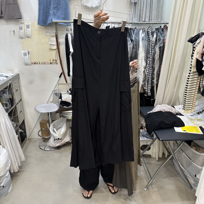 BILLION-L韓國直郵女裝新品26春夏時尚職業休閑推薦長裙BILLION-L長裙圖色2