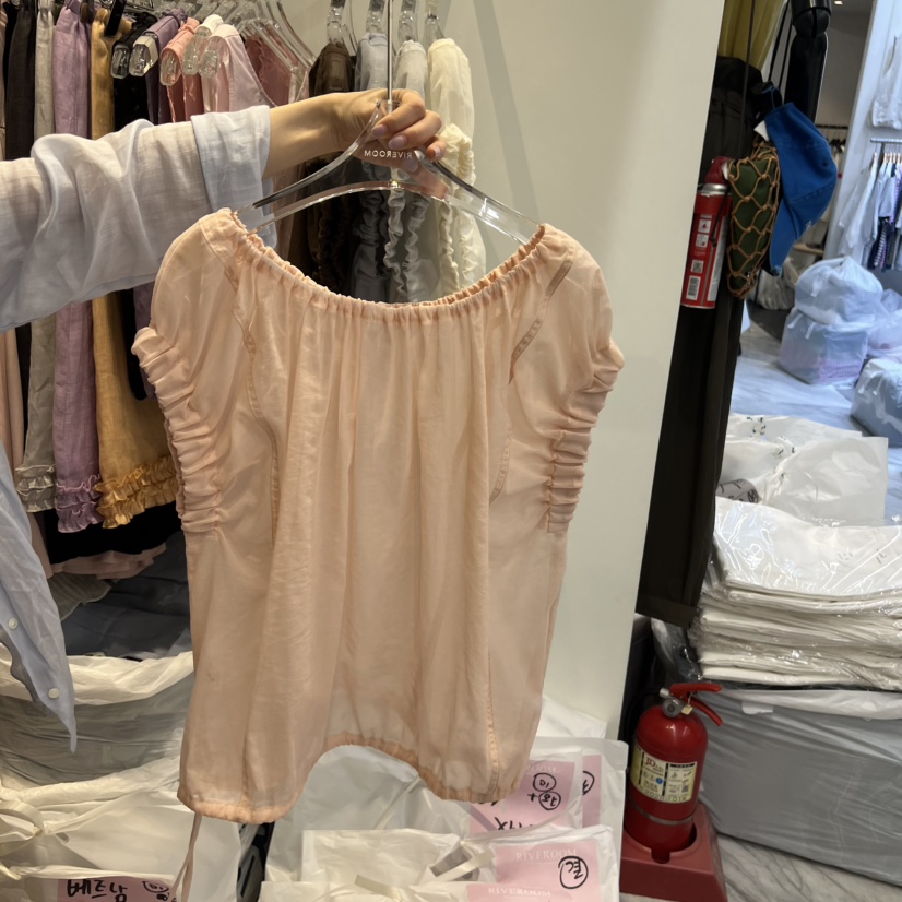 RIVEROOM東大門實拍韓國女裝新品推薦時尚26夏季襯衫蕾絲衫RIVEROOM襯衫/蕾絲衫