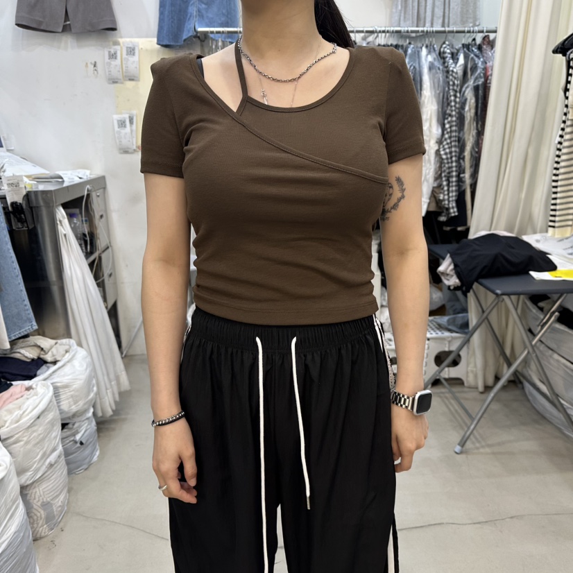BILLION-L韓國東大門代購女士新款休閑人氣推薦熱賣時尚T恤BILLION-LT恤圖色2