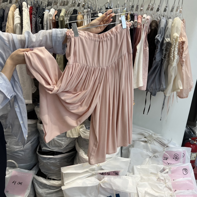 RIVEROOM韓國東大門代購女裝新品人氣26夏季職業休閑褲亞麻RIVEROOM休閑褲