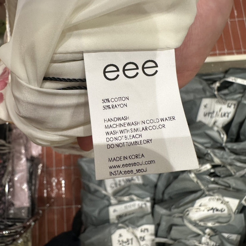 EEE韓國直郵女裝新品26夏季熱賣26春夏休閑推薦半身裙中短裙EEE半身裙/中短裙