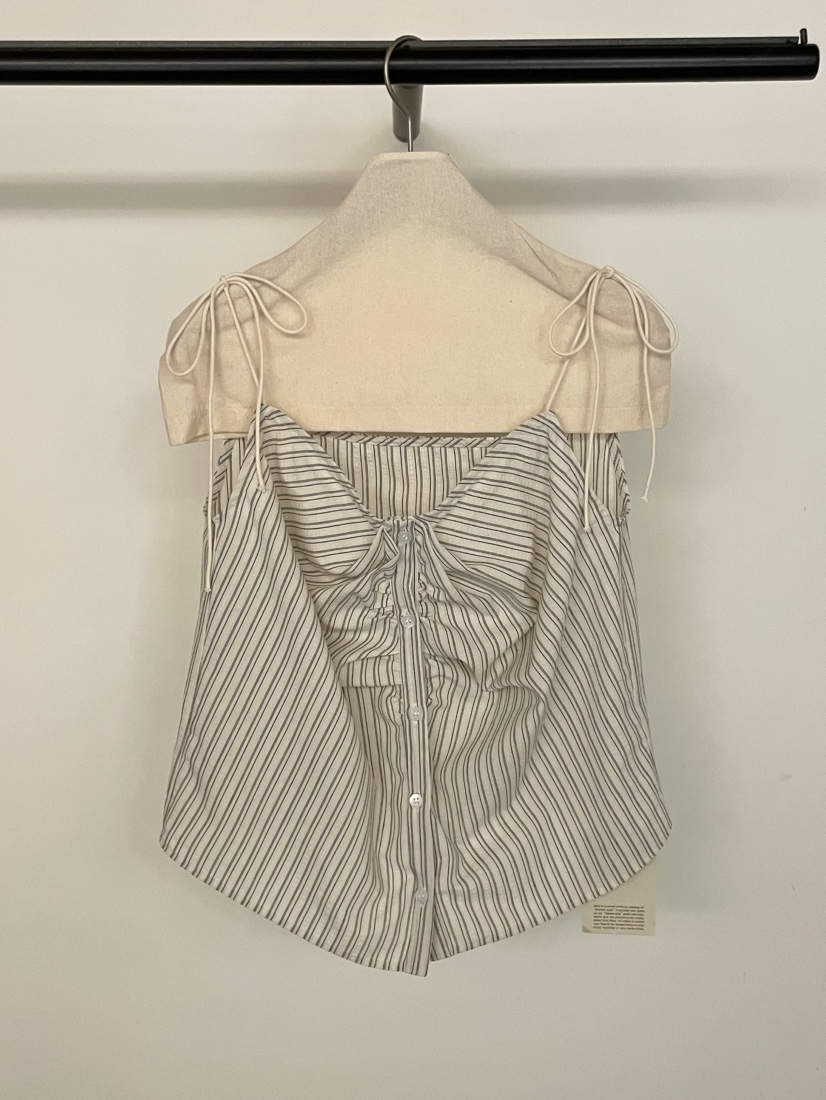 BOLD-A韓國東大門直郵女士新品26春夏時尚休閑26夏季吊帶背心RE BOLD吊帶/背心圖色1