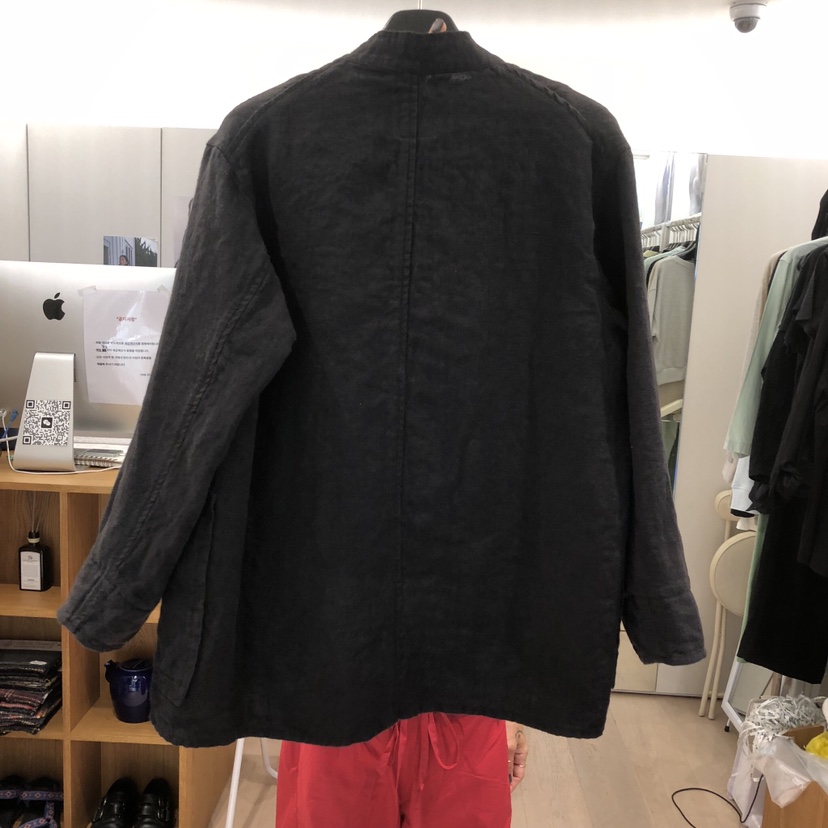 THE STARDUST韓國直郵女裝新品26春夏職業夾克不含內搭亞麻THE STARDUST夾克
