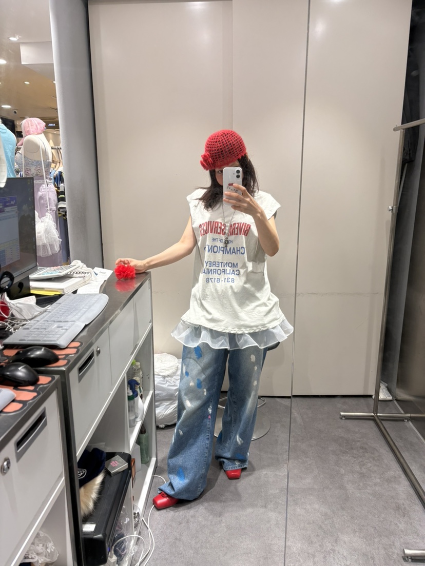 PLATFORM-L韓國東大門代購女士新款人氣26春夏吊帶背心復古PLATFORM吊帶/背心