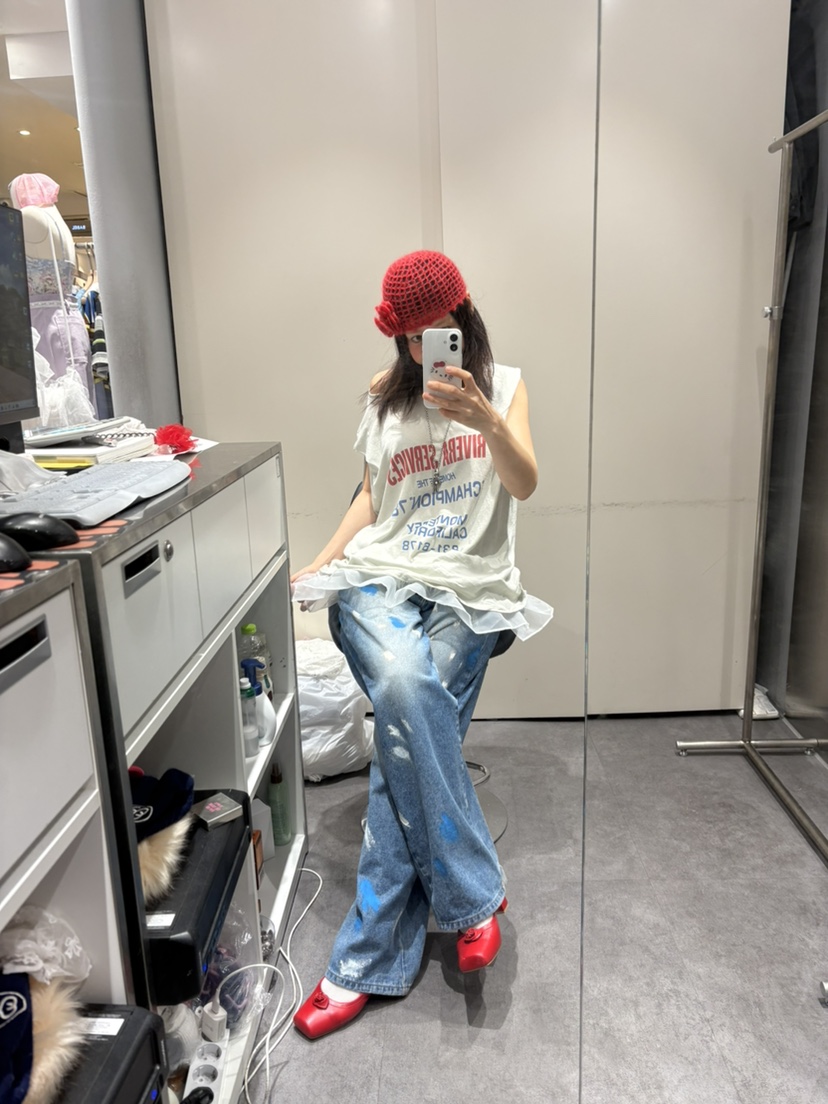 PLATFORM-L韓國東大門代購女士新款人氣26春夏吊帶背心復古PLATFORM吊帶/背心