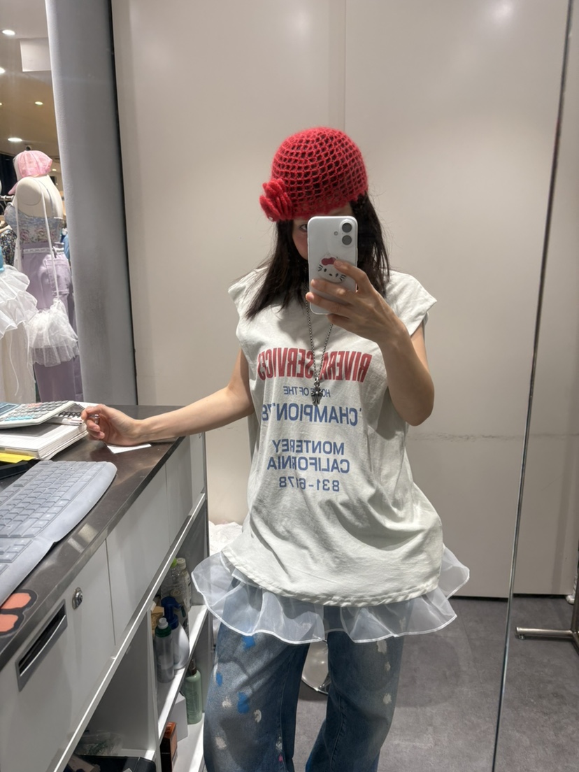 PLATFORM-L韓國東大門代購女士新款人氣26春夏吊帶背心復古PLATFORM吊帶/背心