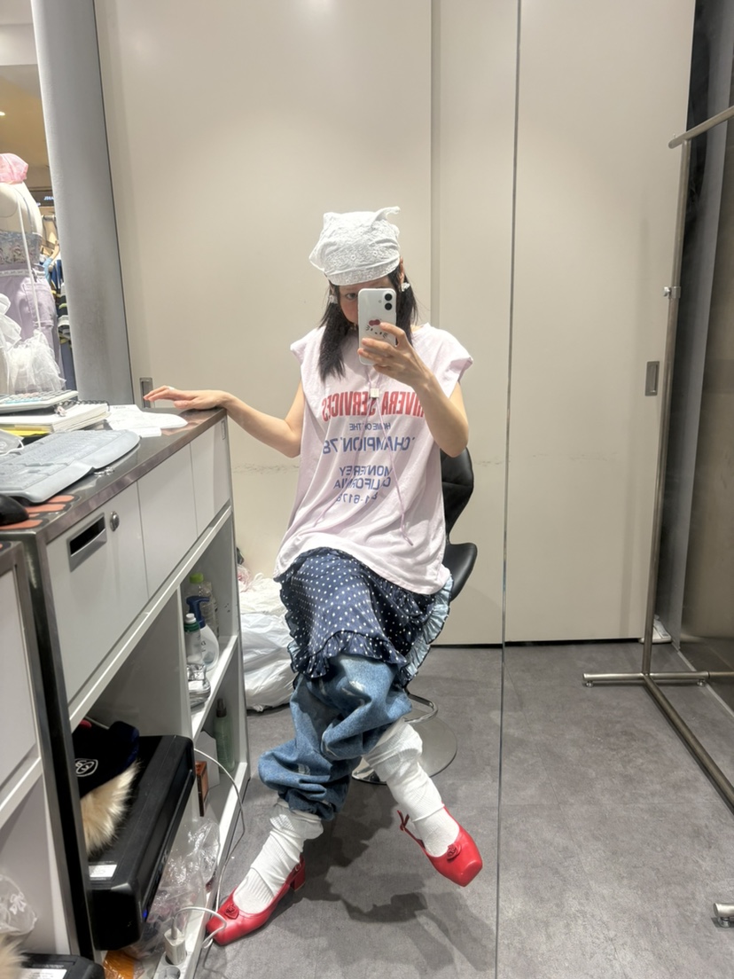 PLATFORM-L韓國東大門代購女士新款人氣26春夏吊帶背心復古PLATFORM吊帶/背心