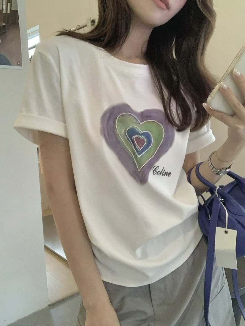 SYMBOL東大門實拍韓國女士新品職業推薦26春夏26夏季人氣T恤SYMBOLT恤圖色1