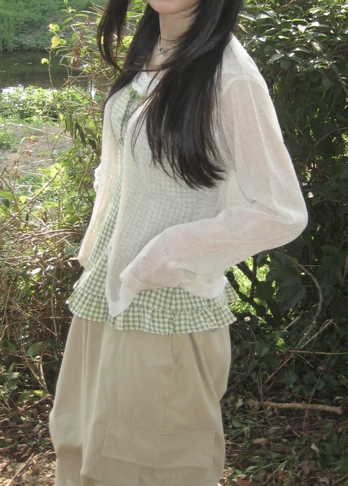 BLACK NOTE韓國直郵女士新品職業26春夏休閑針織衫亞麻開衫BLACK NOTE針織衫