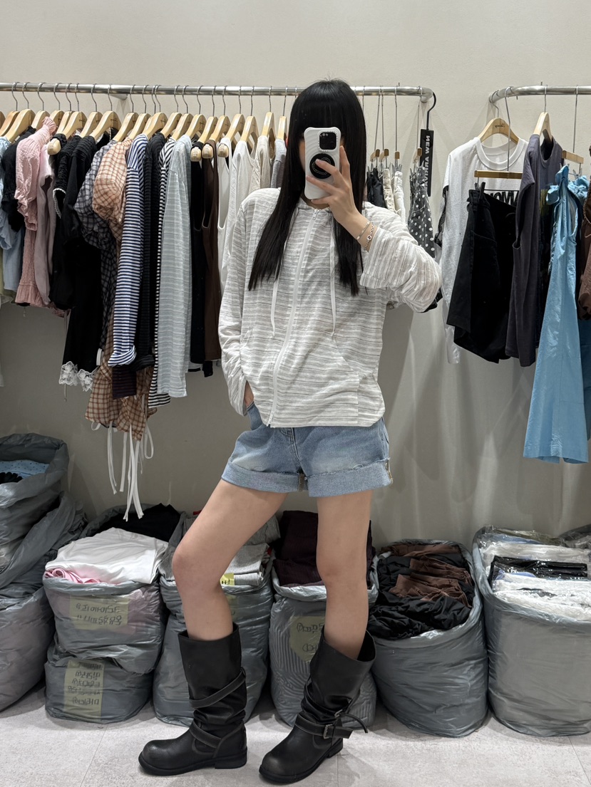 SHIRRING韓國代購女士新款休閑熱賣26夏季職業衛衣連帽衫SHIRRING衛衣