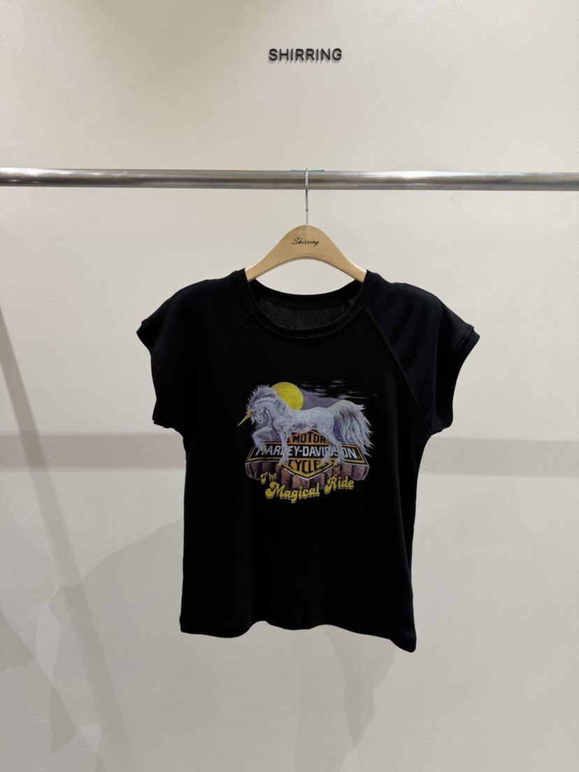 SHIRRING韓國直郵女士新款推薦26夏季人氣時尚職業熱賣T恤SHIRRINGT恤圖色4