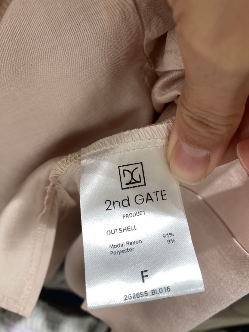 2ND GATE韓國直郵女裝新品休閑人氣26夏季襯衫蕾絲衫含腰繩2ND GATE襯衫/蕾絲衫