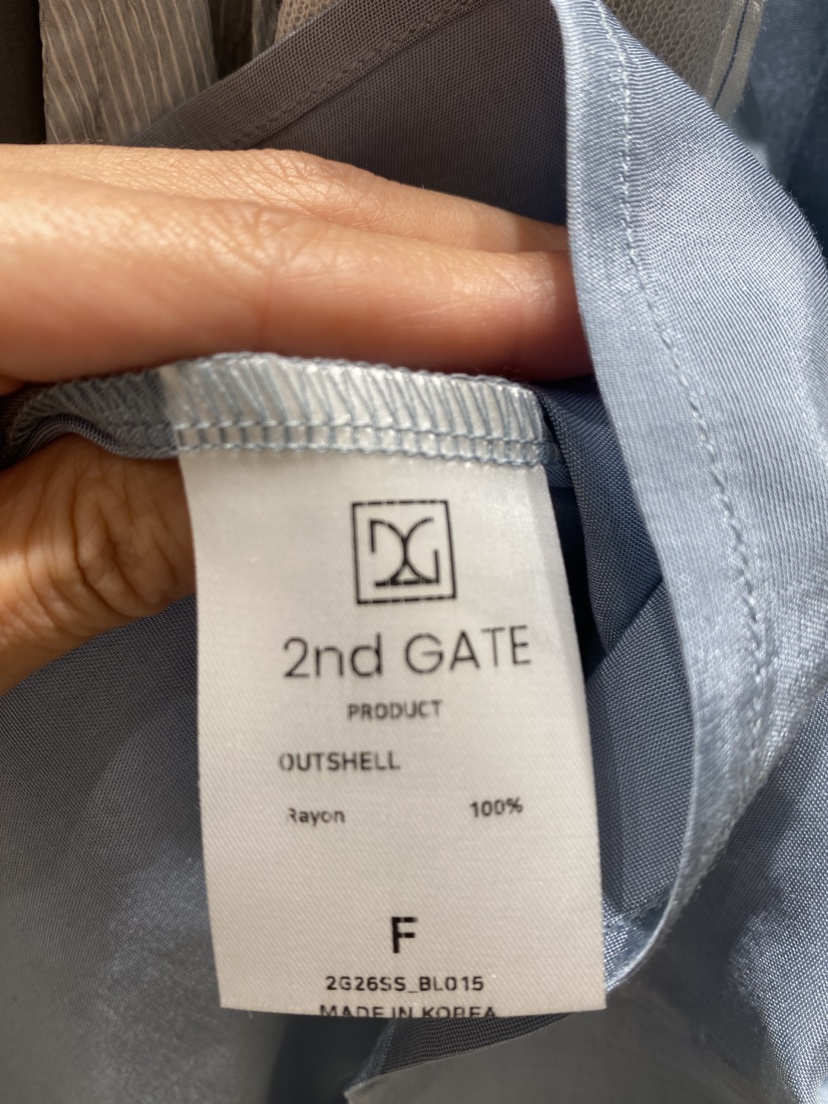 2ND GATE韓國代購女裝新品推薦時尚26夏季26春夏襯衫蕾絲衫2ND GATE襯衫/蕾絲衫