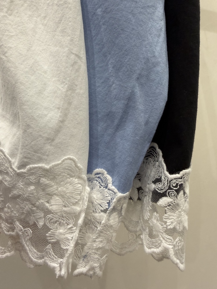 SHIRRING東大門實拍韓國女裝新品休閑26夏季推薦襯衫蕾絲衫SHIRRING襯衫/蕾絲衫