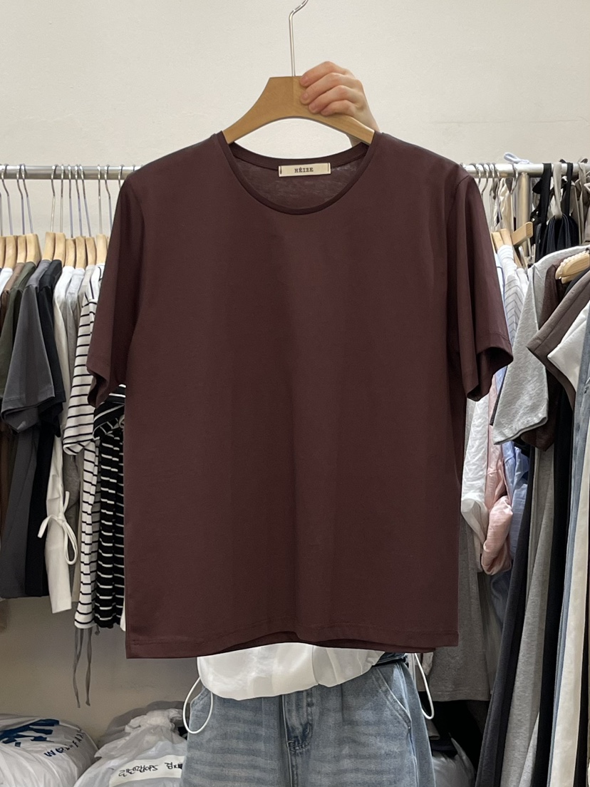 HEIZE韓國直郵女裝新品推薦26夏季職業人氣休閑時尚熱賣T恤HEIZET恤圖色5