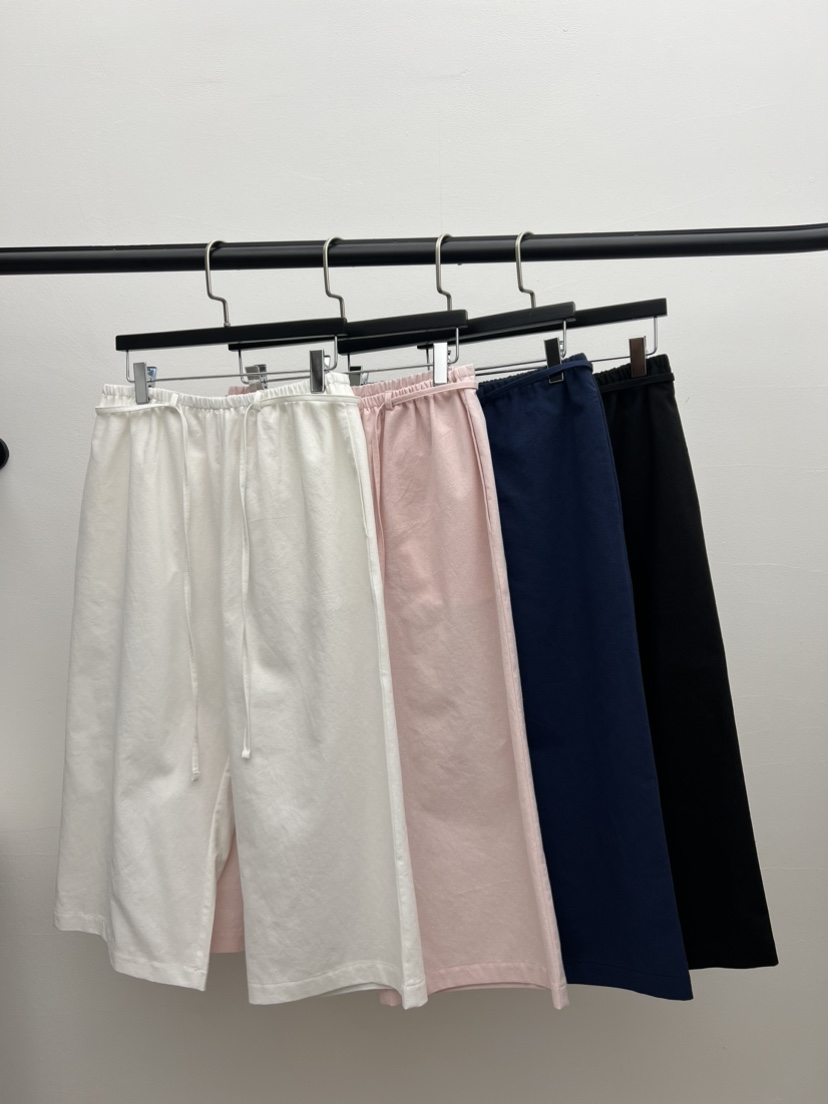 BLACK PIG/BERTO東大門實拍韓國女裝新品推薦短褲含腰繩BLACK PIG/BERTO短褲