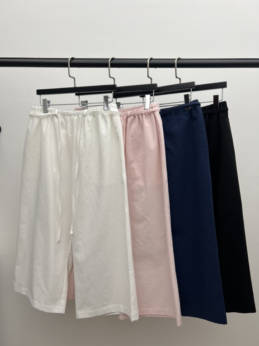 BLACK PIG/BERTO東大門實拍韓國女裝新品推薦短褲含腰繩BLACK PIG/BERTO短褲