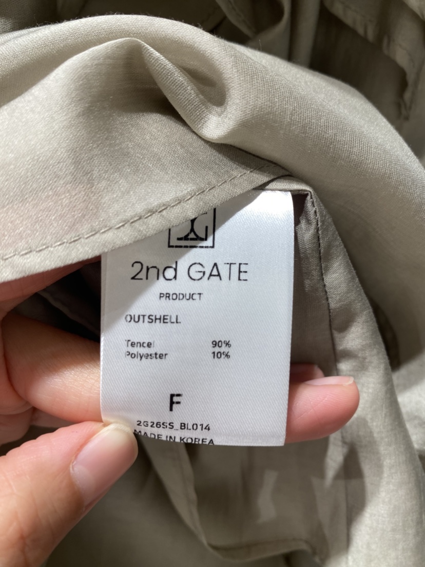 2ND GATE東大門實拍韓國女士新品26夏季推薦休閑襯衫蕾絲衫2ND GATE襯衫/蕾絲衫