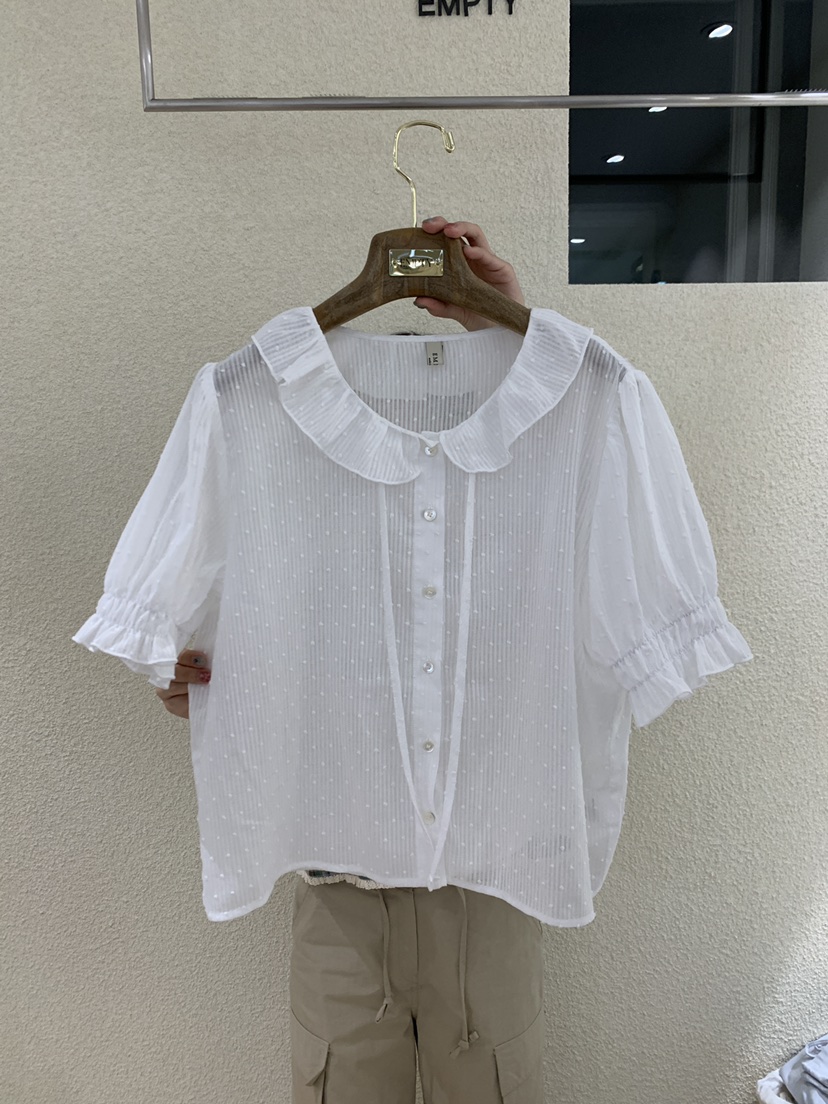 EMPTY東大門實拍韓國女裝新款休閑26夏季熱賣推薦襯衫蕾絲衫EMPTY襯衫/蕾絲衫圖色1