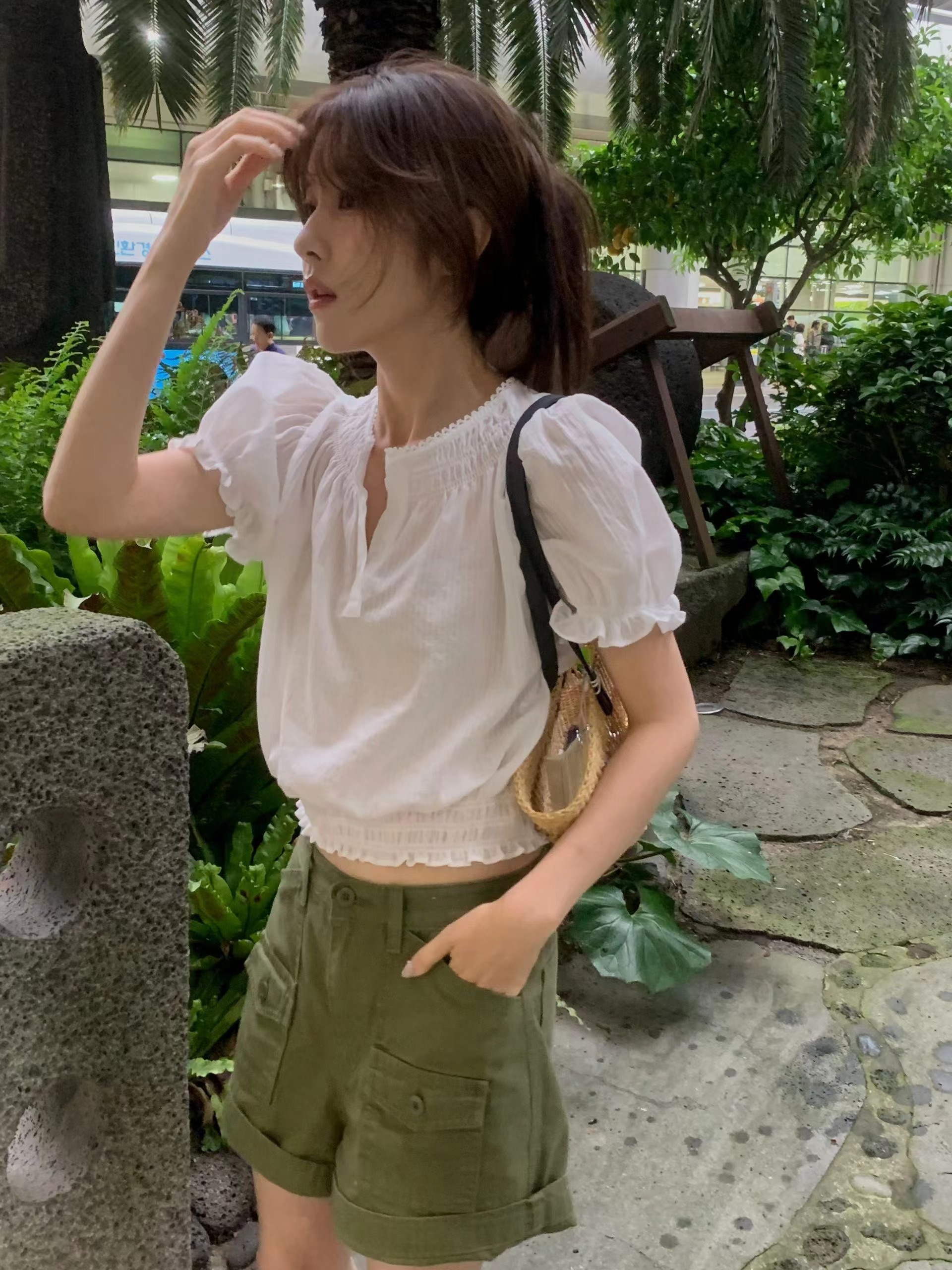 MIELLE-미엘르-OT韓國代購女裝新款熱賣休閑襯衫蕾絲衫MIELLE-2件起襯衫/蕾絲衫