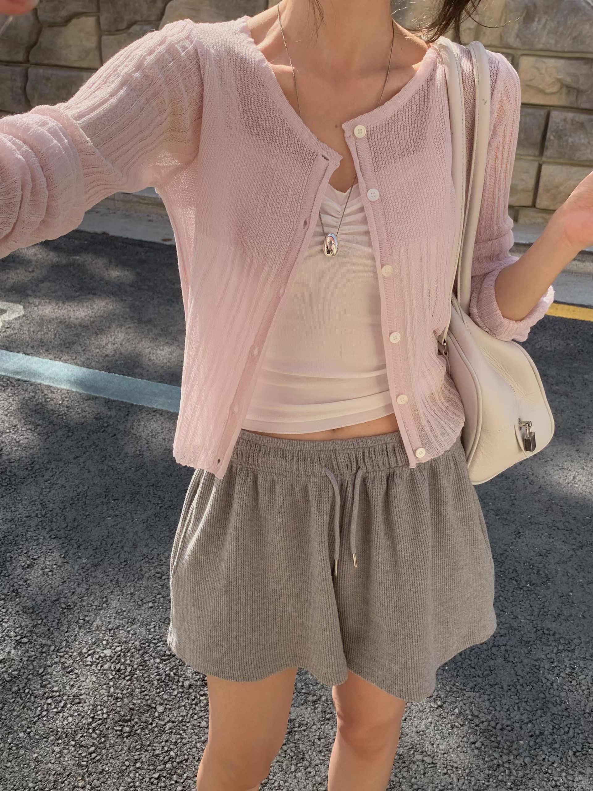 MIELLE-미엘르-OT韓國直郵實拍女裝新品26春夏長袖T恤開衫MIELLE-2件起長袖T恤