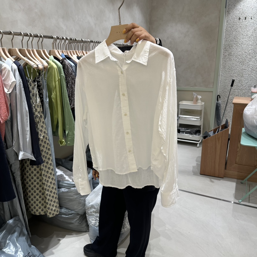 DELI JENNY韓國直郵女士新品休閑職業熱賣26夏季襯衫蕾絲衫DELI JENNY襯衫/蕾絲衫圖色1