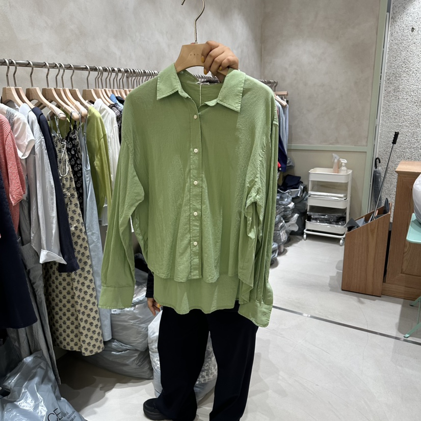 DELI JENNY韓國直郵女士新品休閑職業熱賣26夏季襯衫蕾絲衫DELI JENNY襯衫/蕾絲衫圖色2