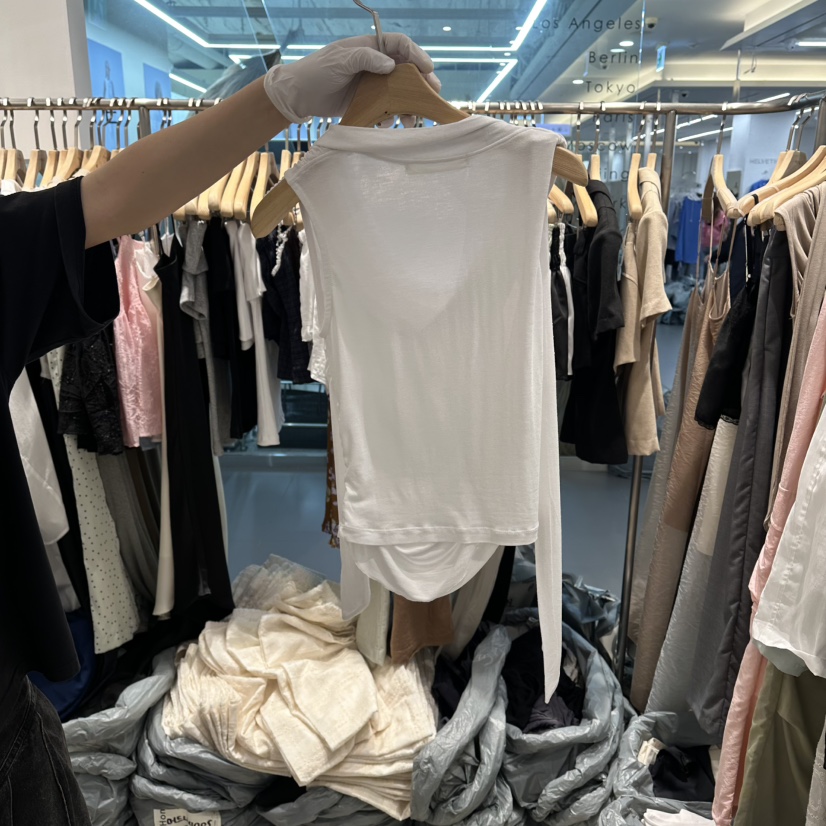 HONG.U韓國代購女裝新款26夏季熱賣時尚26春夏推薦吊帶背心HONG.U吊帶/背心