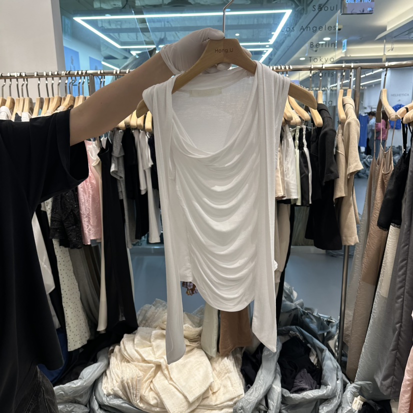 HONG.U韓國代購女裝新款26夏季熱賣時尚26春夏推薦吊帶背心HONG.U吊帶/背心圖色1