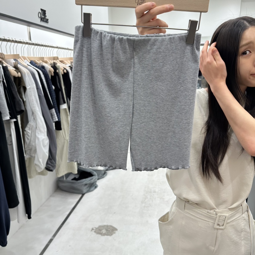 THE VALUE韓國直郵實拍女士新款26夏季休閑打底褲鯊魚褲THE VALUE打底褲/鯊魚褲圖色1